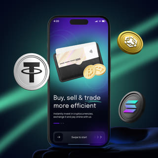 Mobile device displaying the Vestavance trading platform